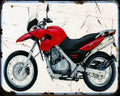 F650Gs 99 A4 Photo Print Motorbike Vintage Aged