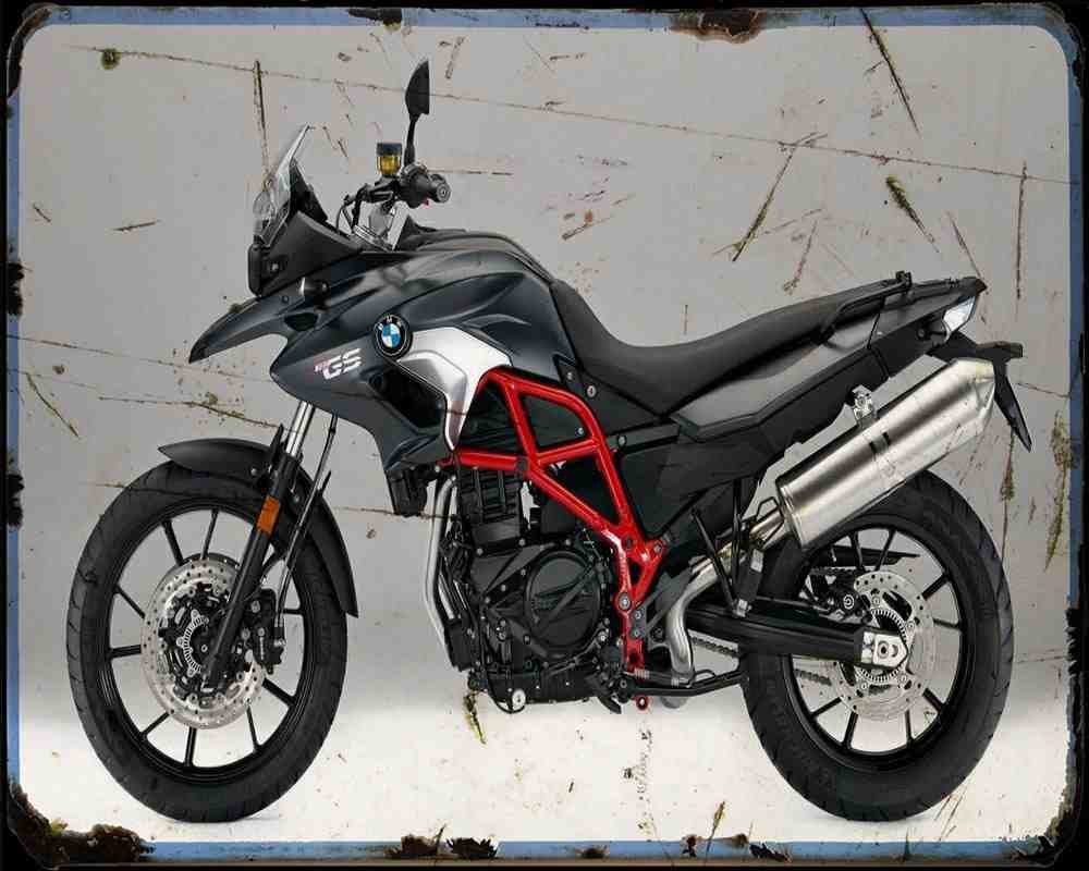 F700Gs 16 6 A4 Photo Print Motorbike Vintage Aged