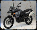 F800Gs 12 1 A4 Photo Print Motorbike Vintage Aged