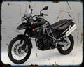 F800Gs 12 3 A4 Photo Print Motorbike Vintage Aged