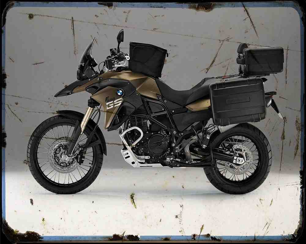 F800Gs 13 A4 Photo Print Motorbike Vintage Aged