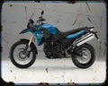 F800Gs 14 A4 Photo Print Motorbike Vintage Aged