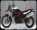 F800Gs 15 4 A4 Photo Print Motorbike Vintage Aged