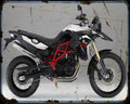 F800Gs 15 7 A4 Photo Print Motorbike Vintage Aged