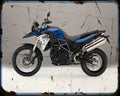 F800Gs 16 4 A4 Photo Print Motorbike Vintage Aged