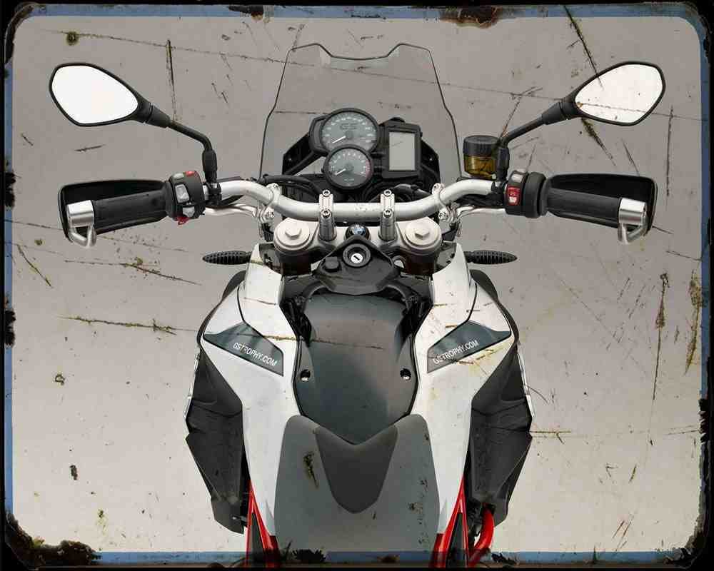 F800Gs 16 6 A4 Photo Print Motorbike Vintage Aged
