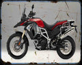 F800Gs Adventure 16 5 A4 Photo Print Motorbike Vintage Aged