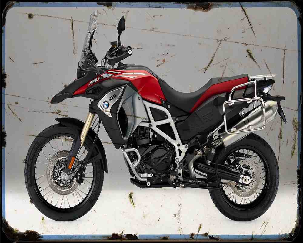 F800Gs Adventure 16 5 A4 Photo Print Motorbike Vintage Aged