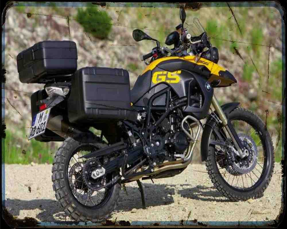 F800Gs Kit 08 2 A4 Photo Print Motorbike Vintage Aged