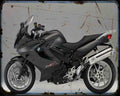 F800Gt 13 5 A4 Photo Print Motorbike Vintage Aged