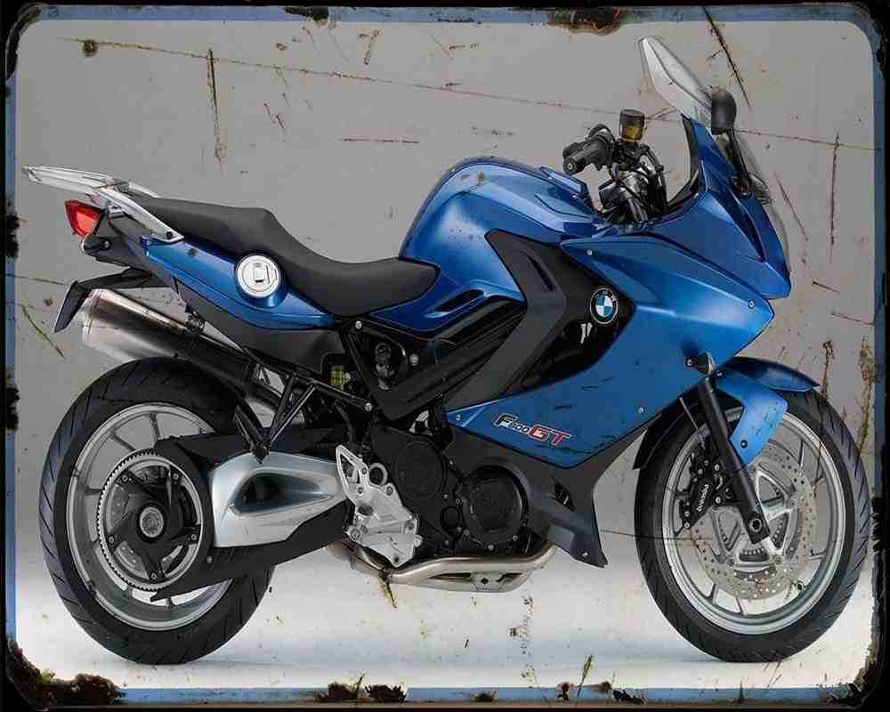 F800Gt 15 1 A4 Photo Print Motorbike Vintage Aged