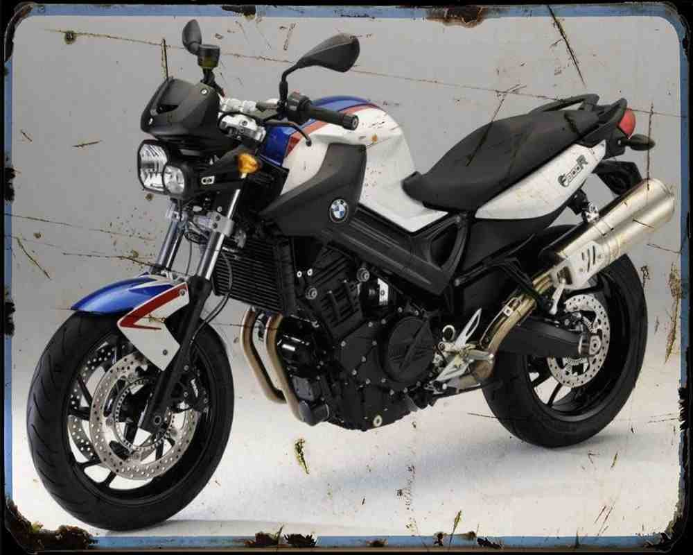 F800R 11 1 A4 Photo Print Motorbike Vintage Aged
