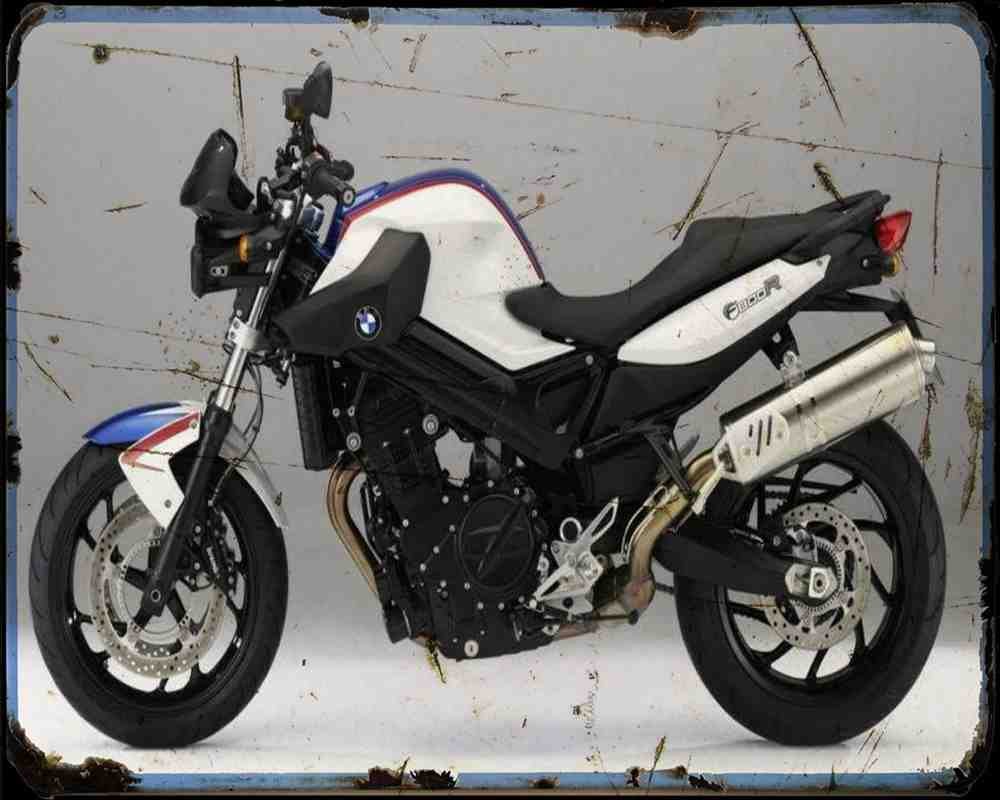 F800R 11 A4 Photo Print Motorbike Vintage Aged