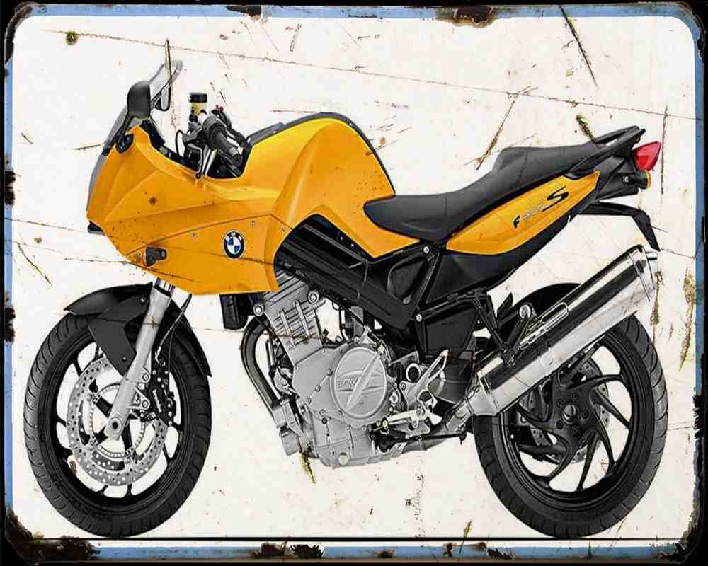 F800S 09 1 A4 Photo Print Motorbike Vintage Aged