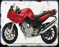 F800S 09 A4 Photo Print Motorbike Vintage Aged
