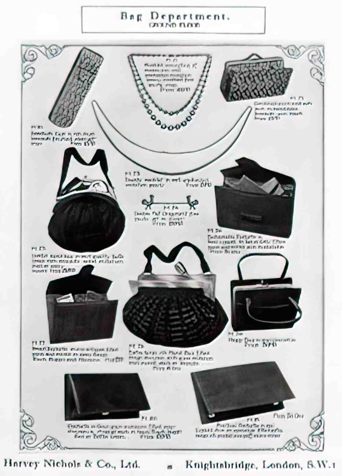 FAHB1002, Harvey Nichols Ca Advert A4 Photo Print