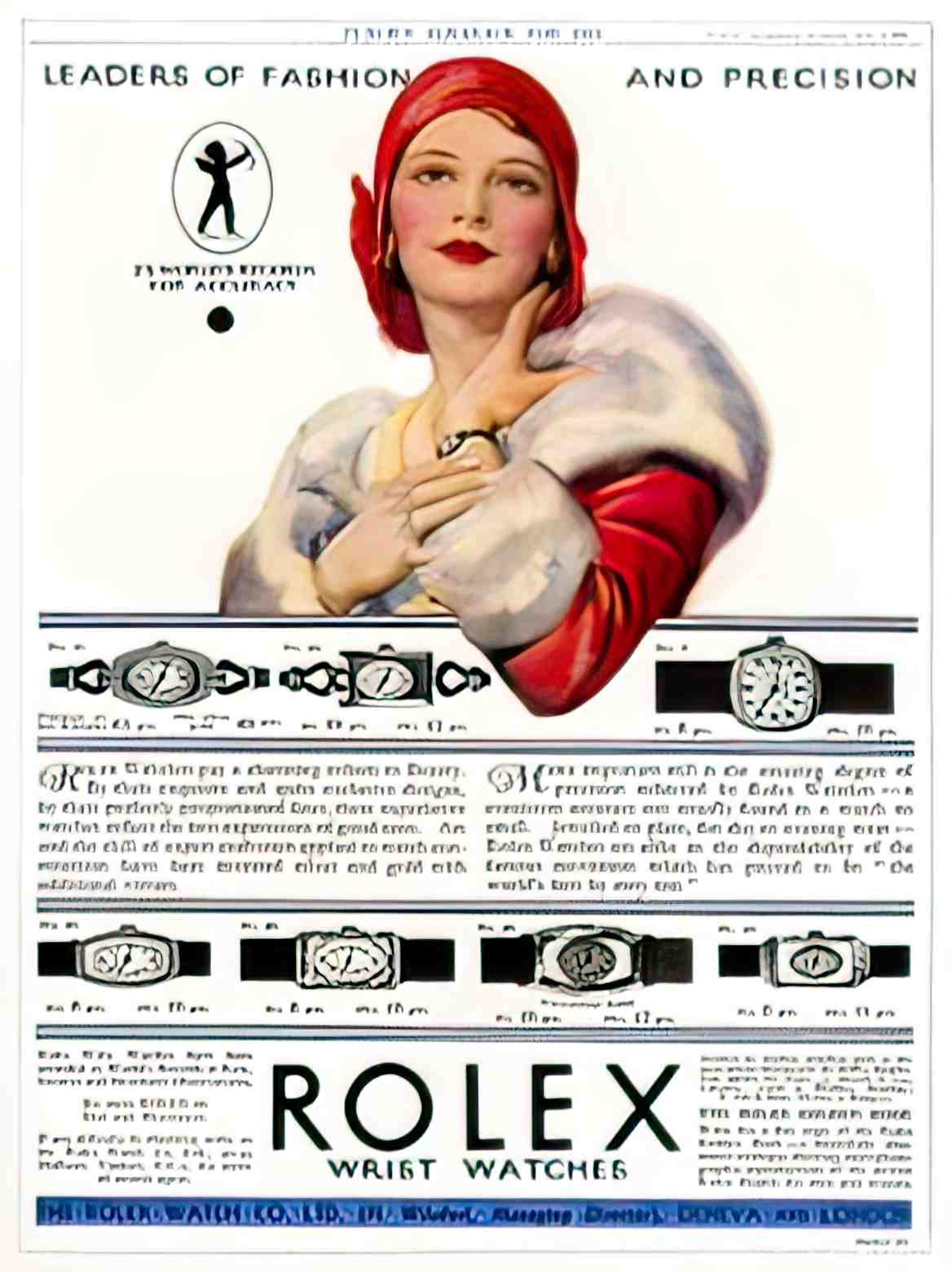 FAJW1002, Rolex Wrist Watch Advert A4 Photo Print