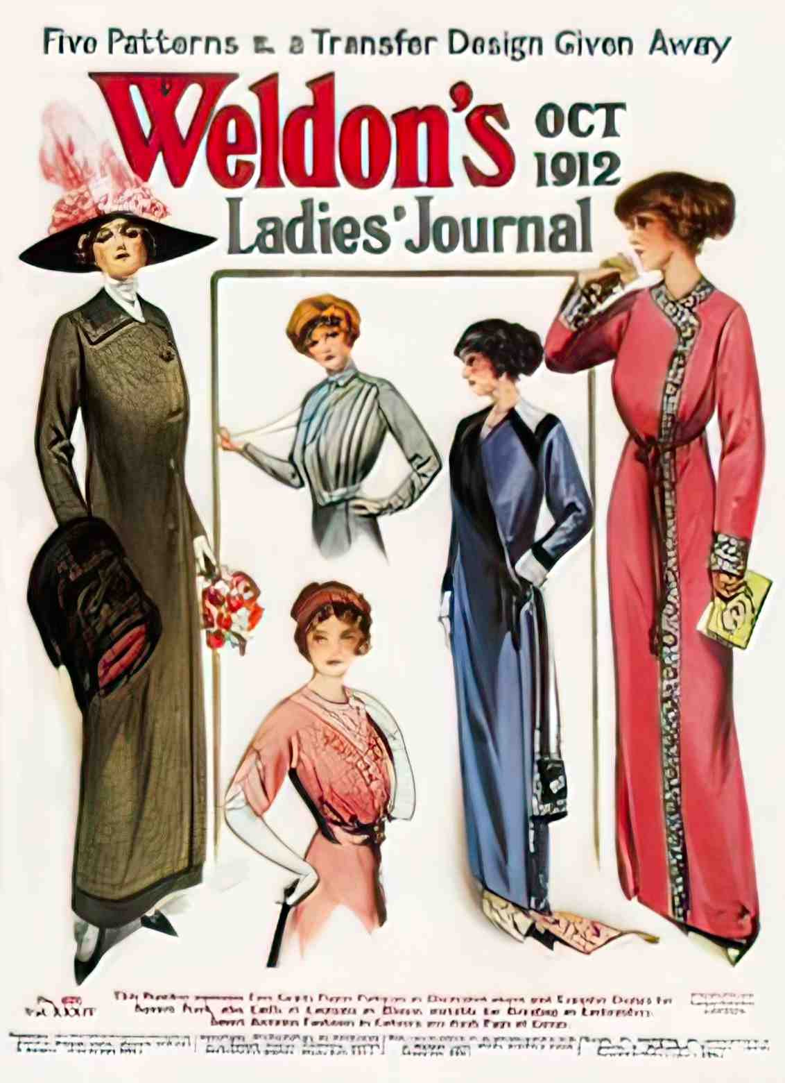 FAMG1022, Weldons Ladies Jo Advert A4 Photo Print