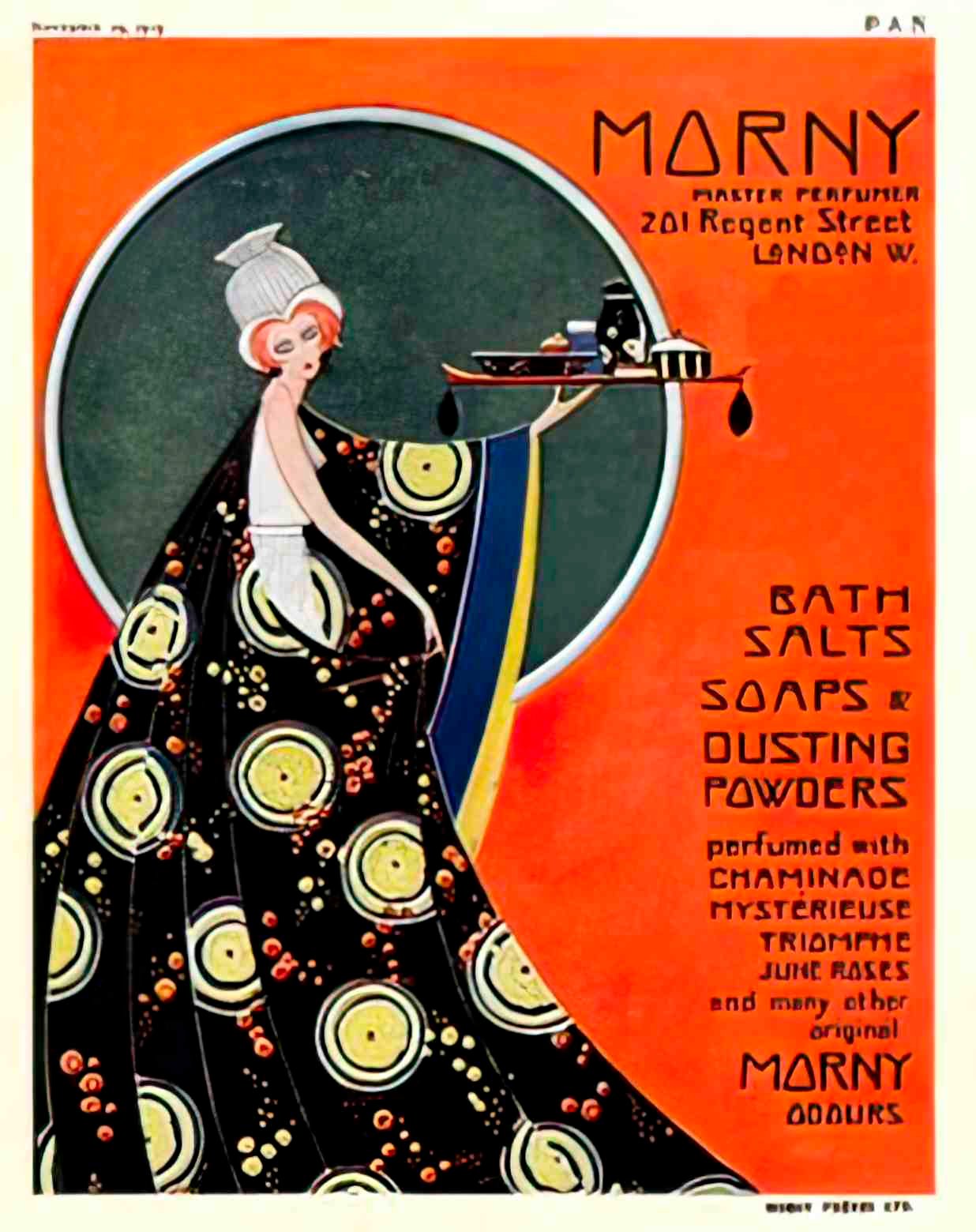 FAPF1019, Morny Perfume, 19 Advert A4 Photo Print