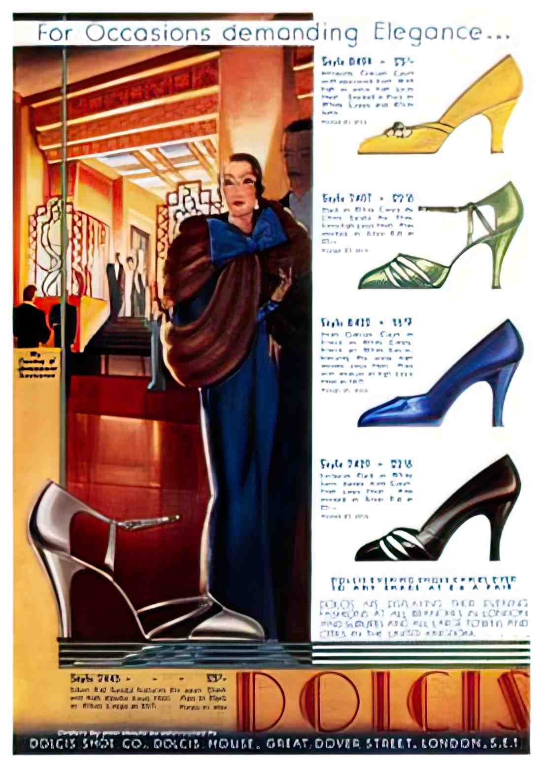 FASH1004, Dolcis Occasions  Advert A4 Photo Print