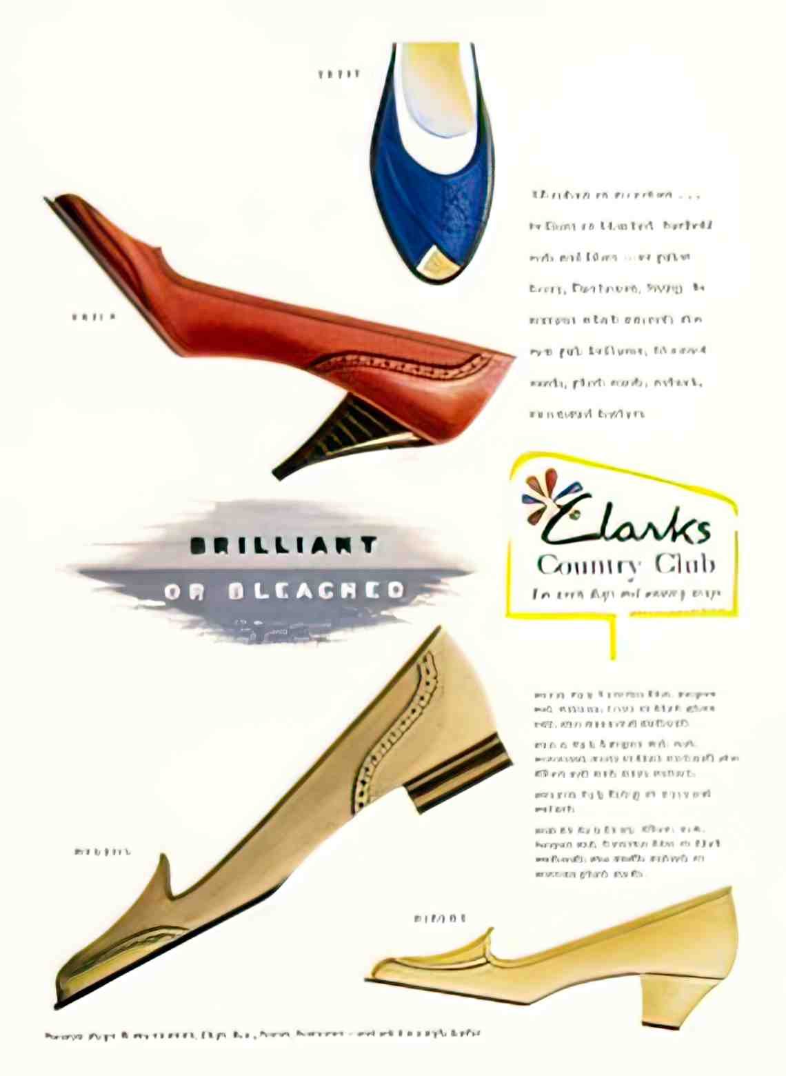 FASH1012, Clarks Shoes, Cou Advert A4 Photo Print