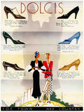 FASH1014, Dolcis Shoes, Tow Advert A4 Photo Print