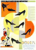 FASH1015, Dolcis Shoes, Bla Advert A4 Photo Print
