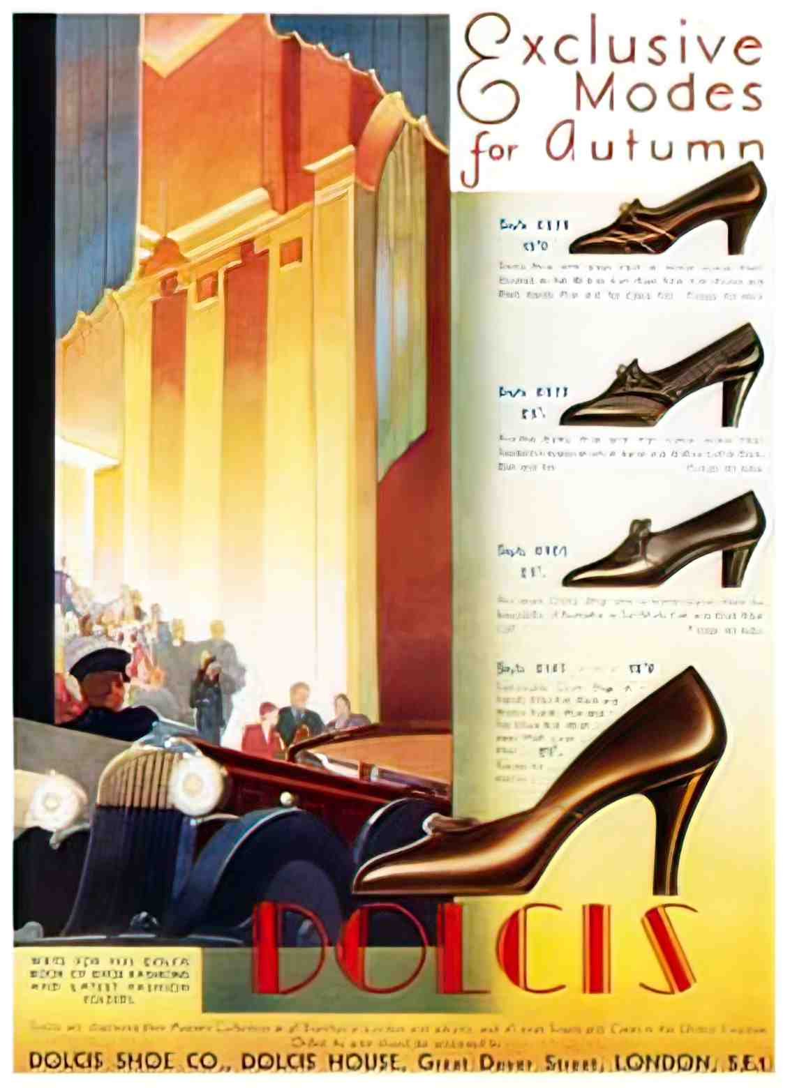 FASH1028L, Dolcis Shoes, Au Advert A4 Photo Print