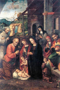 FASOLO Bernardino Nativity Art A4 Photo Print