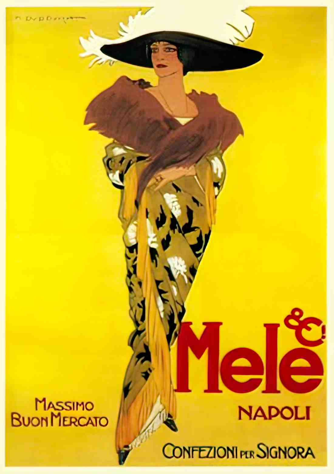 FAWC1010, Mele, 1913  Advert A4 Photo Print