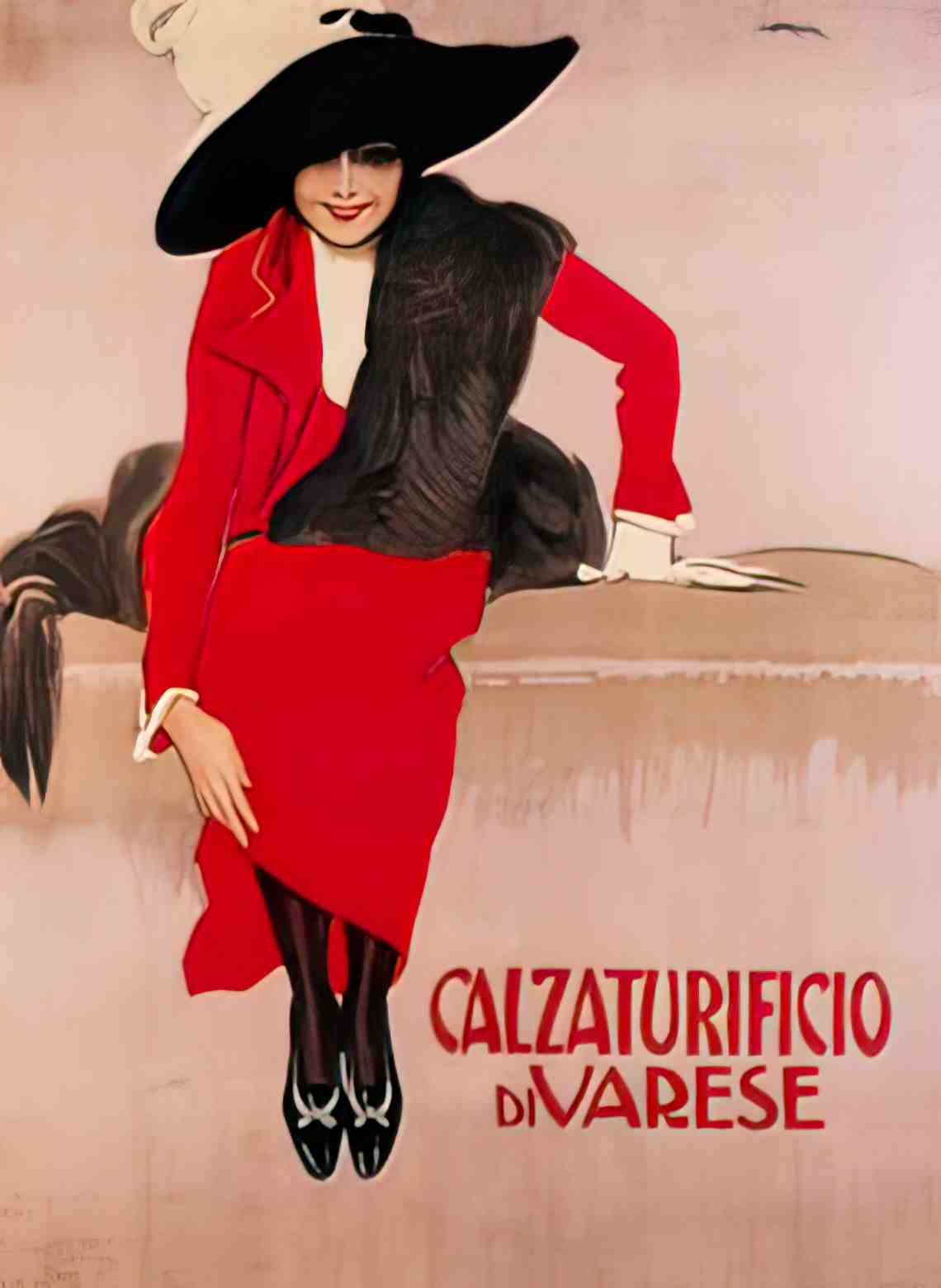 FAWC1011, Calzaturificio Di Advert A4 Photo Print