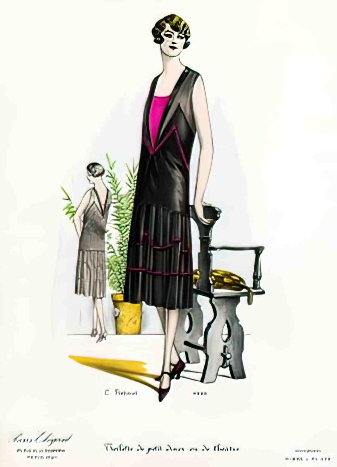 FAWC1017, French Evening We Advert A4 Photo Print