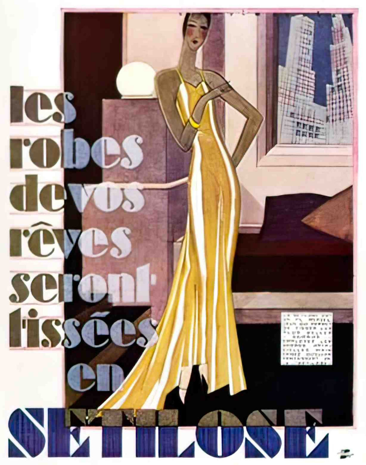 FAWC1027, Setilose  Advert A4 Photo Print