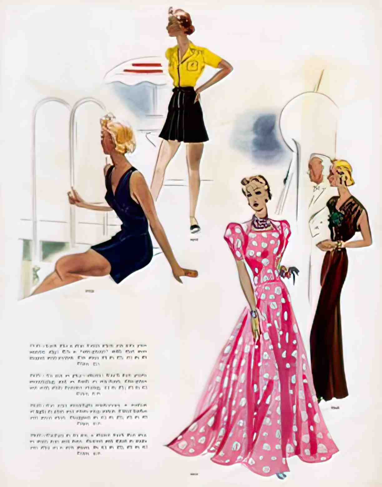 FAWC1031, Resort Wear  Advert A4 Photo Print