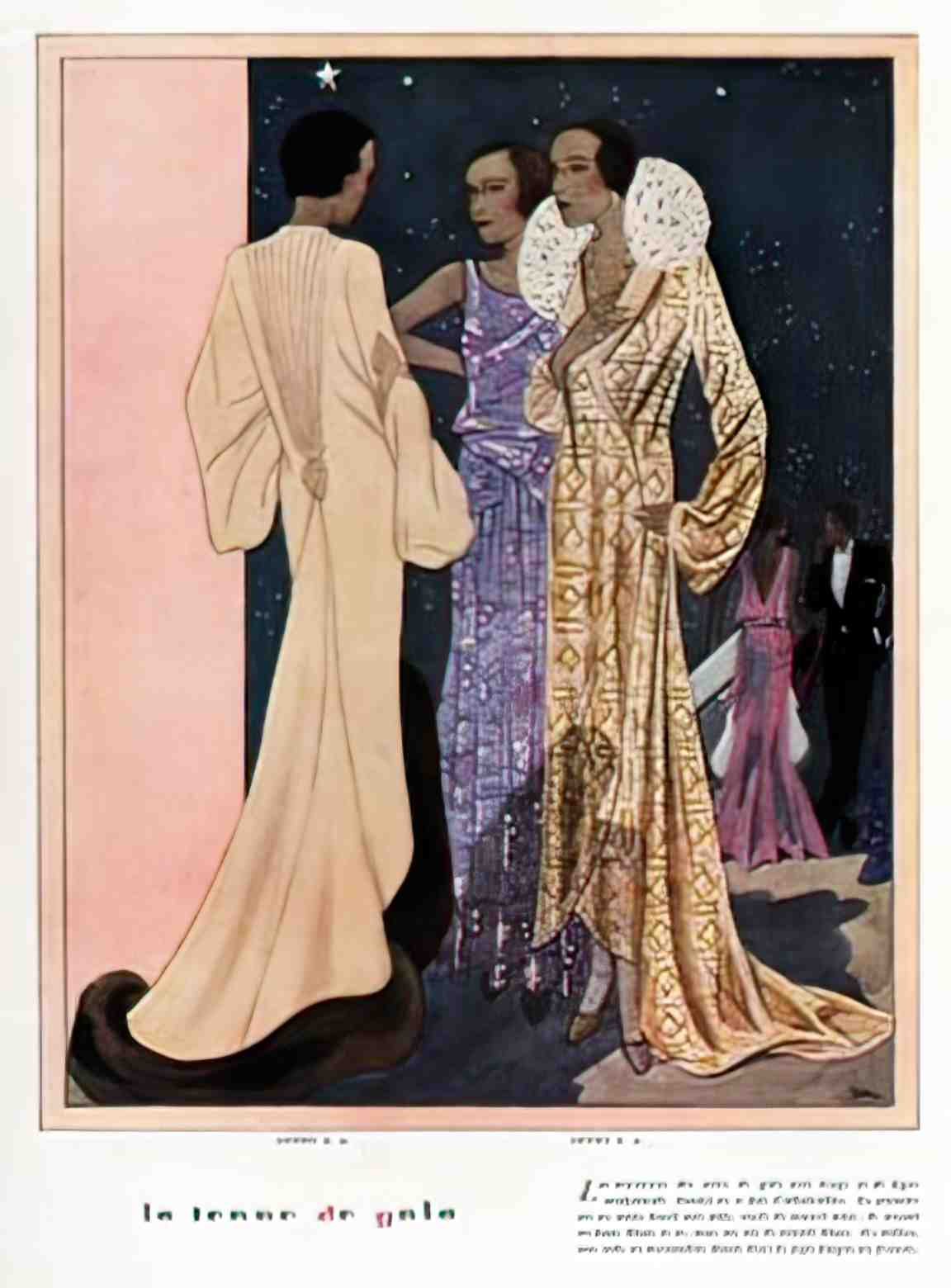 FAWC1040, La Tenue De Gala  Advert A4 Photo Print