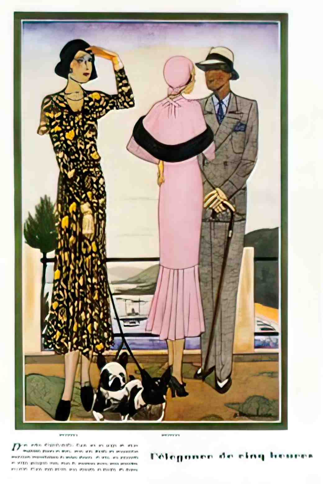 FAWC1041, Elegance De Cinq  Advert A4 Photo Print