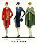 FAWC1055, Paris Fashions, 1 Advert A4 Photo Print