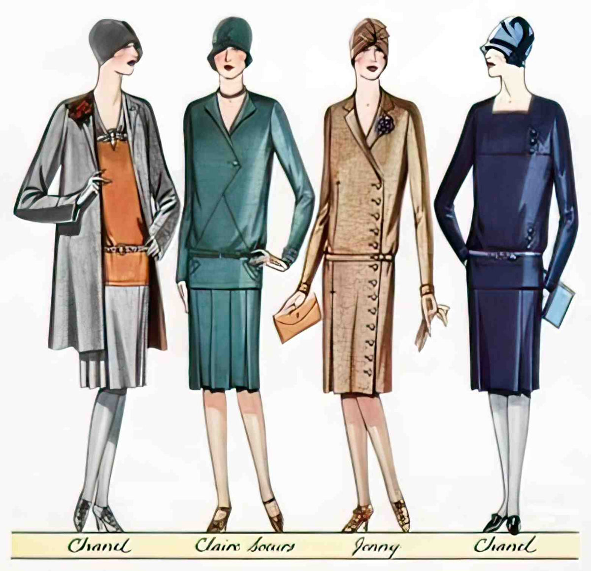 FAWC1057, Paris Fashions, 1 Advert A4 Photo Print