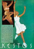 FAWU1007, Kestos Bra, Tenni Advert A4 Photo Print