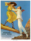 FAWU1009, Phoenix Silk Hose Advert A4 Photo Print