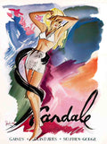 FAWU1010, Scandale  Advert A4 Photo Print