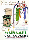 FDCK1004, Mainamel Cookers  Advert A4 Photo Print