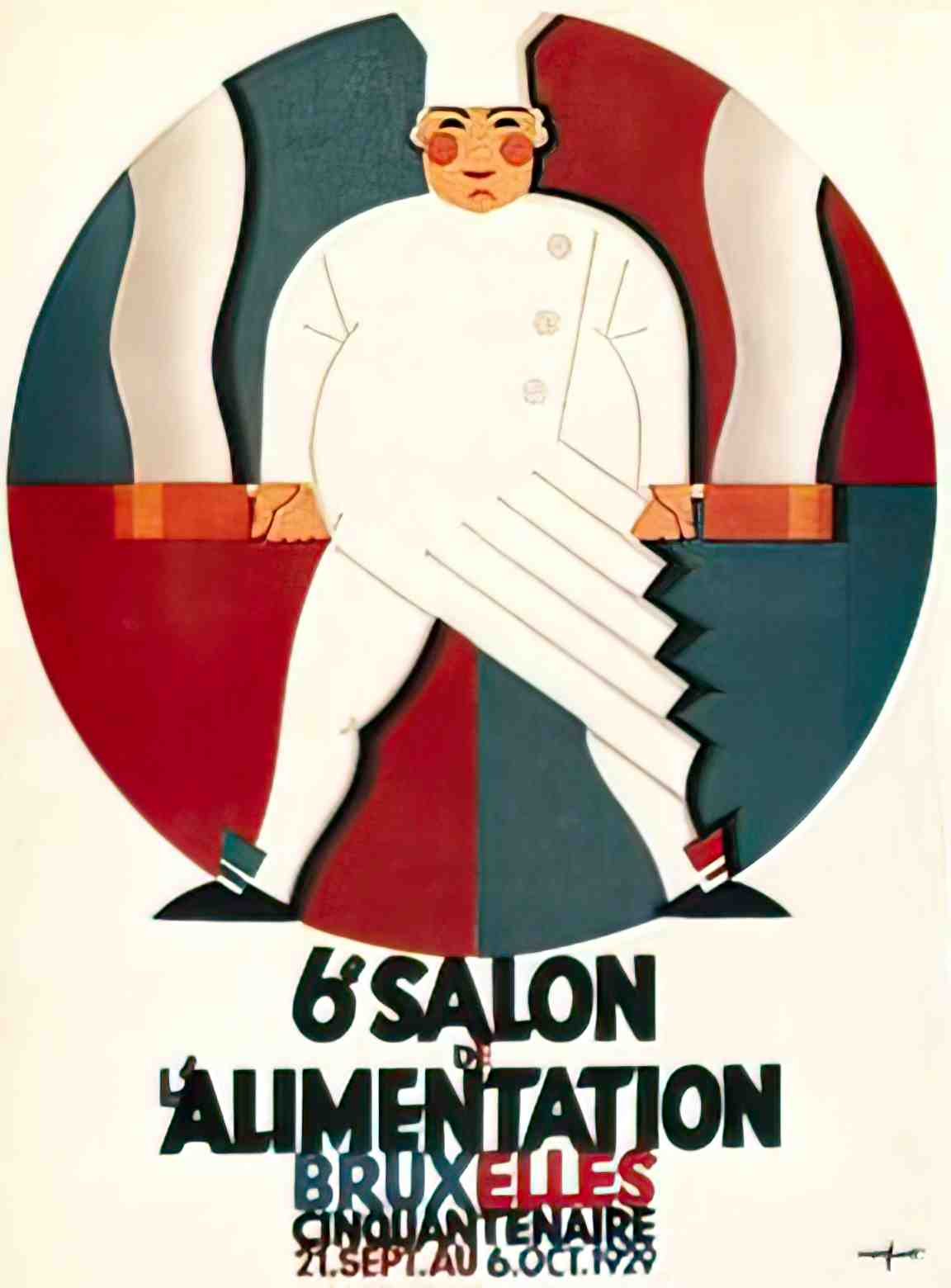 FDFS1008, Belgian Food Exhi Advert A4 Photo Print