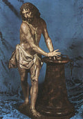 FERNANDEZ Gregorio Christ At The Column Art A4 Photo Print