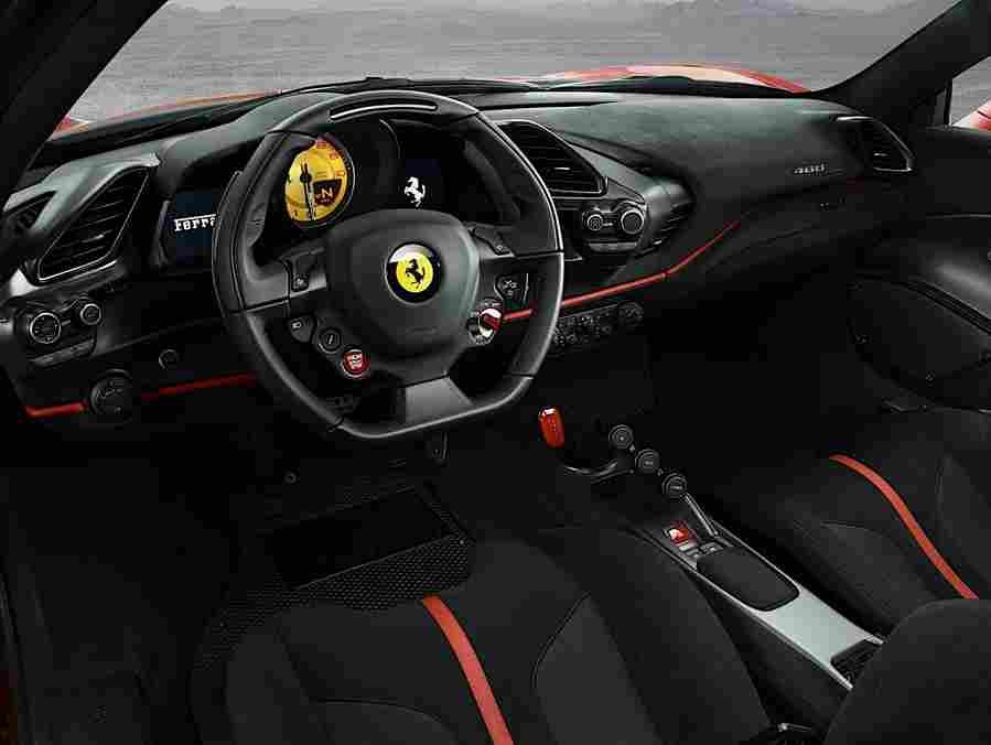 FERRARI 488 Pista 6247 8 Car A4 Photo Print