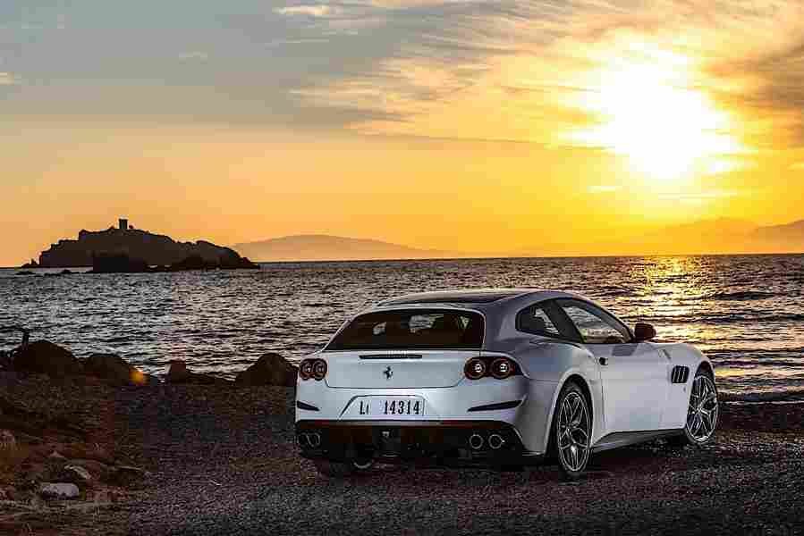 FERRARI GTC4Lusso T 5988 35 Car A4 Photo Print
