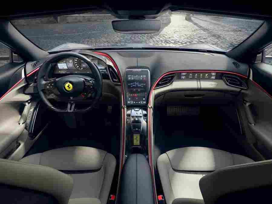 FERRARI Roma 6690 11 Car A4 Photo Print