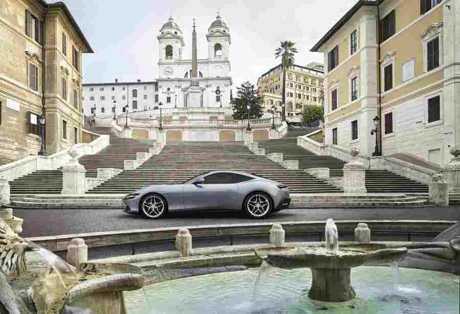 FERRARI Roma 6690 2 Car A4 Photo Print