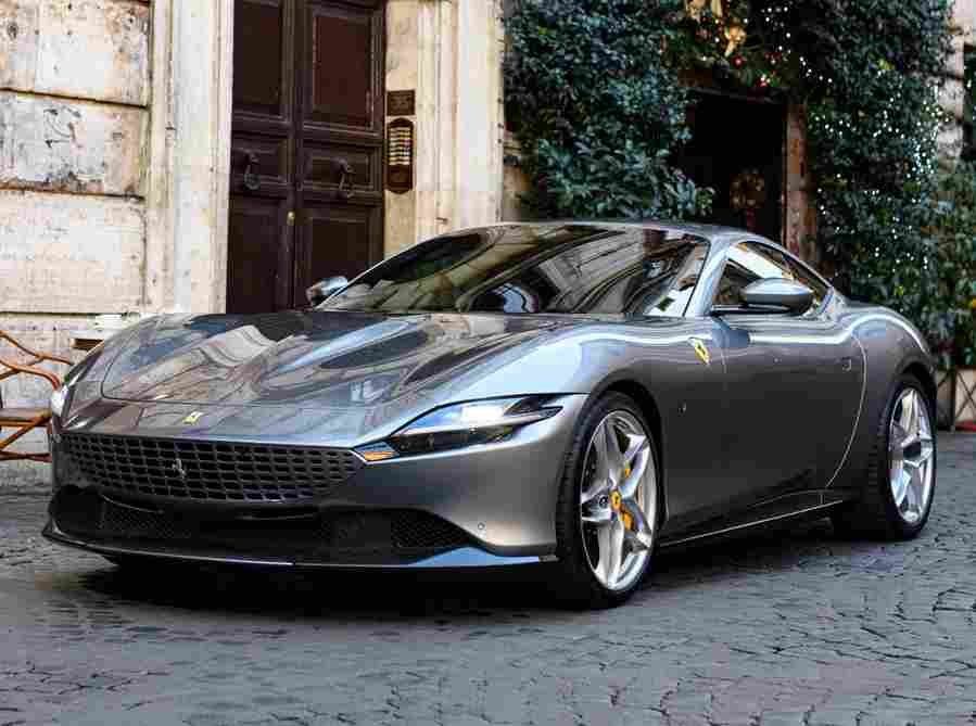 FERRARI Roma 6690 34 Car A4 Photo Print