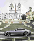 FERRARI Roma 6690 5 Car A4 Photo Print